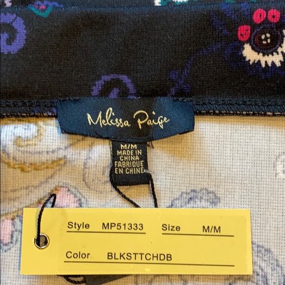 Melissa Paige Medium Pull On Midi Pencil Skirt New D15 - Picture 3 of 8